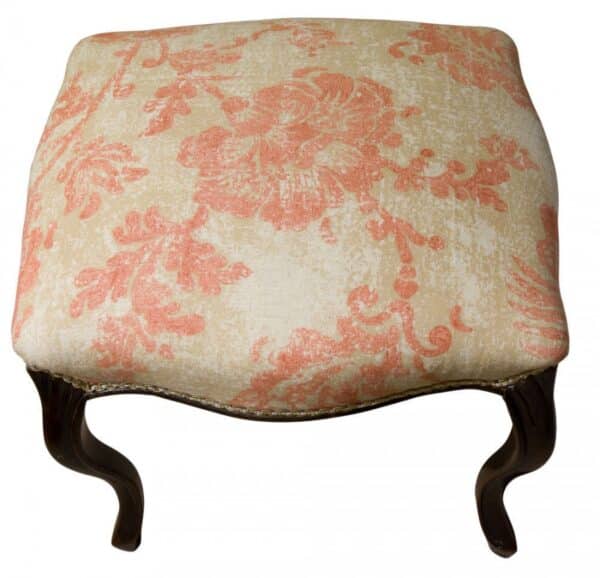 19thc mahogany stool - Image 5