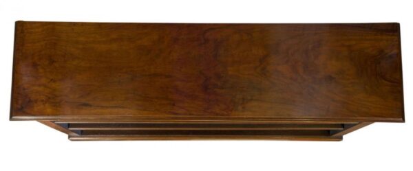 19thc Walnut open bookcase c1880 - Image 4