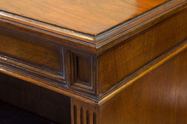 19thc Walnut open bookcase c1880 Antique Furniture 5