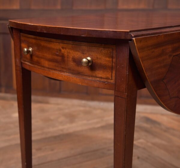 Edwardian Mahogany Drop Leaf Occasional Table SAI2251 Antique Furniture 4