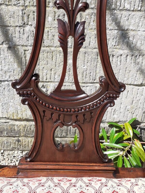 Mahogany Chippendale style chair – 19th century chair Antique Chairs 5