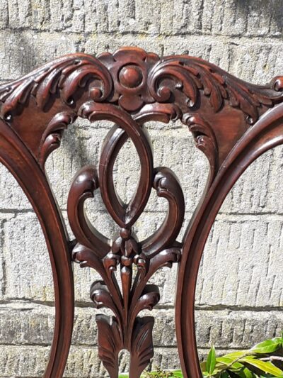 Mahogany Chippendale style chair - 19th century - Image 7