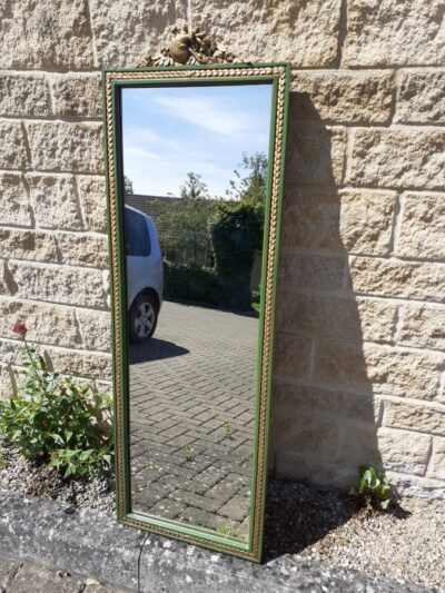 Gesso mirror by Hopillart & Leroy Paris-decorated with bagpipes - 19th centuryC