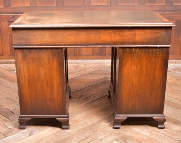 Neat Proportioned Edwardian Walnut Pedestal Desk SAI2337 Antique Furniture 20