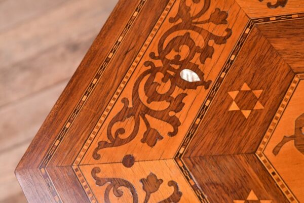Superb Marquetry Inlaid Islamic Table SAI2064 Antique Furniture 7