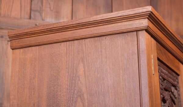 Impressive Edwardian Chinese Carved Hall Cupboard SAI2066 - Image 3