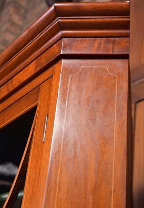 19th Century Inlaid Mahogany Double Corner Cabinet SAI2067 - Image 8