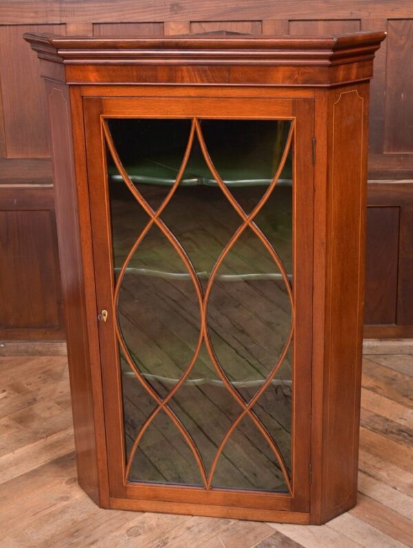 19th Century Inlaid Mahogany Double Corner Cabinet SAI2067 - Image 13