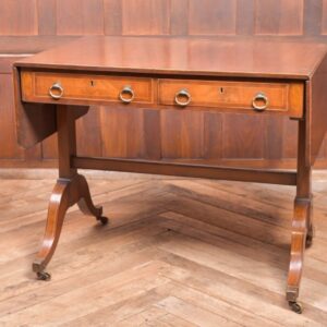 19th Century Inlaid Mahogany Sofa Table SAI2076 Antique Furniture