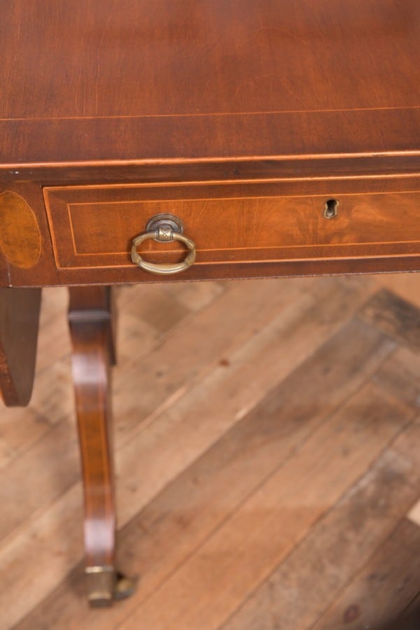 19th Century Inlaid Mahogany Sofa Table SAI2076 Antique Furniture 8