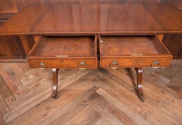 19th Century Inlaid Mahogany Sofa Table SAI2076 Antique Furniture 17