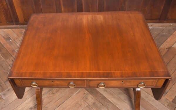 19th Century Inlaid Mahogany Sofa Table SAI2076 - Image 3
