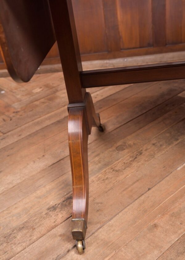 19th Century Inlaid Mahogany Sofa Table SAI2076 - Image 8