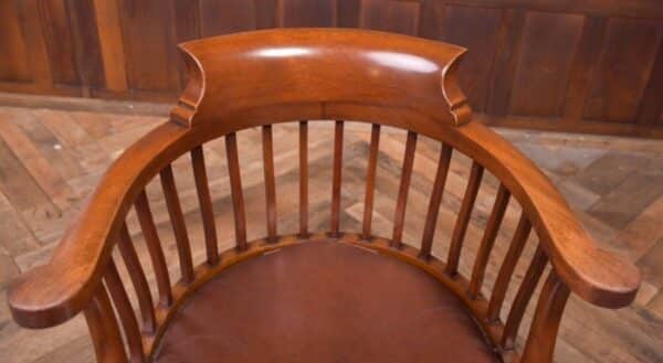 Edwardian Mahogany Revolving Desk ChairPrice SAI2091 - Image 5