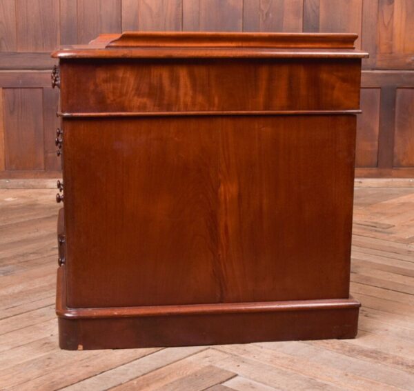 Fantastic Victorian Flame Mahogany Pedestal Desk SAI2102 Antique Furniture 10
