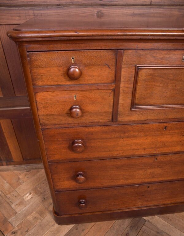 Fabulous Victorian Solid Walnut Chest Of Drawers SAI2114 - Image 5