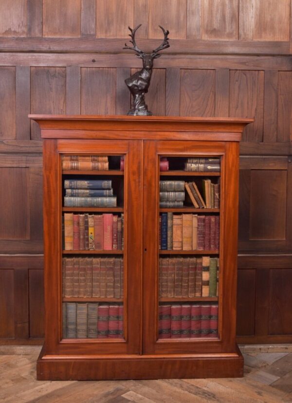 Victorian 2 Door Glazed Bookcase SAI2118 Antique Furniture 3