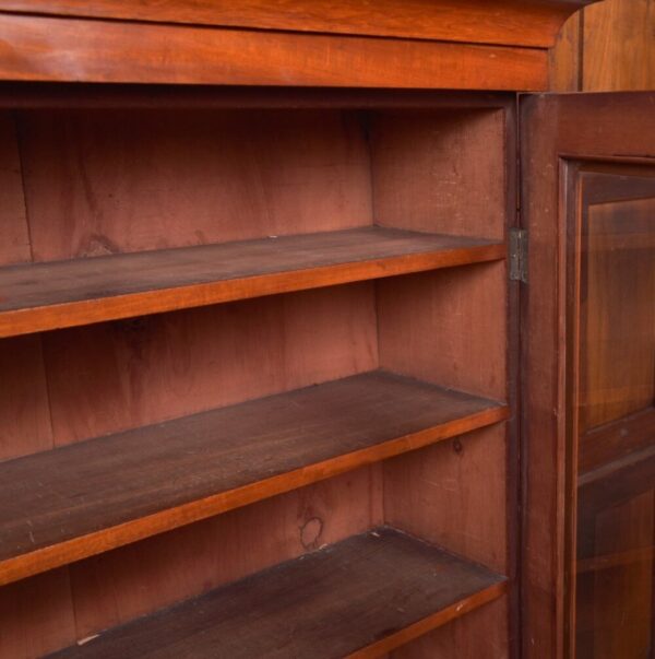 Victorian 2 Door Glazed Bookcase SAI2118 - Image 14