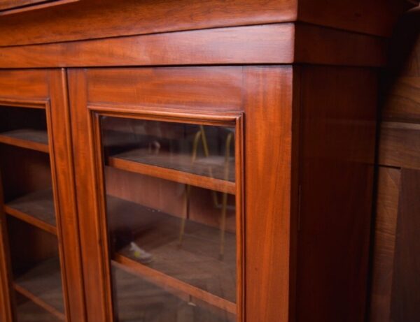 Victorian 2 Door Glazed Bookcase SAI2118 - Image 12