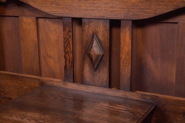 Edwardian Carved Oak Hall Stand SAI2119 Antique Furniture 12
