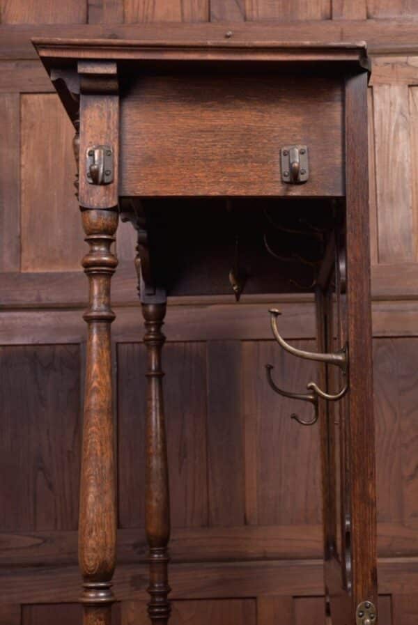 Edwardian Carved Oak Hall Stand SAI2119 Antique Furniture 20