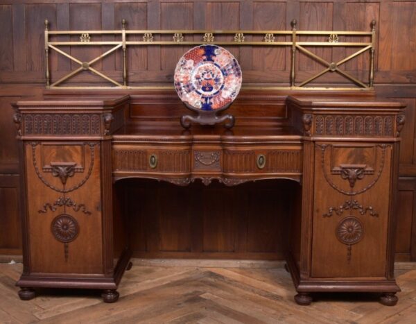 Exhibition Quality Adams Style Pedestal Sideboard By Maple Of London SAI2120