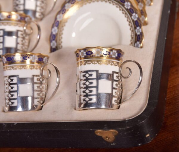 Aynsley China And Silver Coffee Set SAI2123 - Image 5
