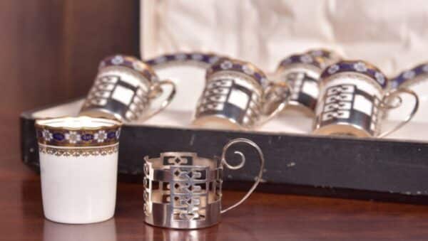 Aynsley China And Silver Coffee Set SAI2123 - Image 6