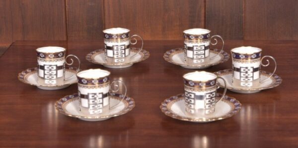 Aynsley China And Silver Coffee Set SAI2123 Antique Furniture 11