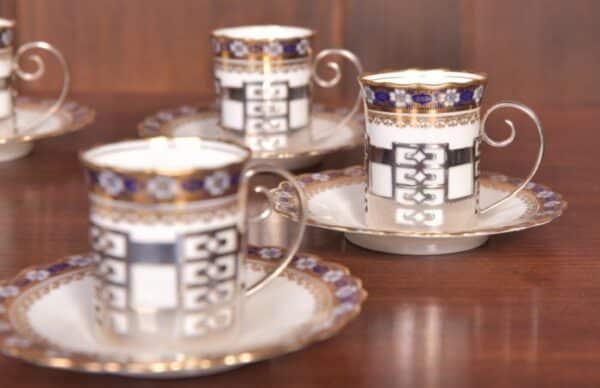 Aynsley China And Silver Coffee Set SAI2123 Antique Furniture 13