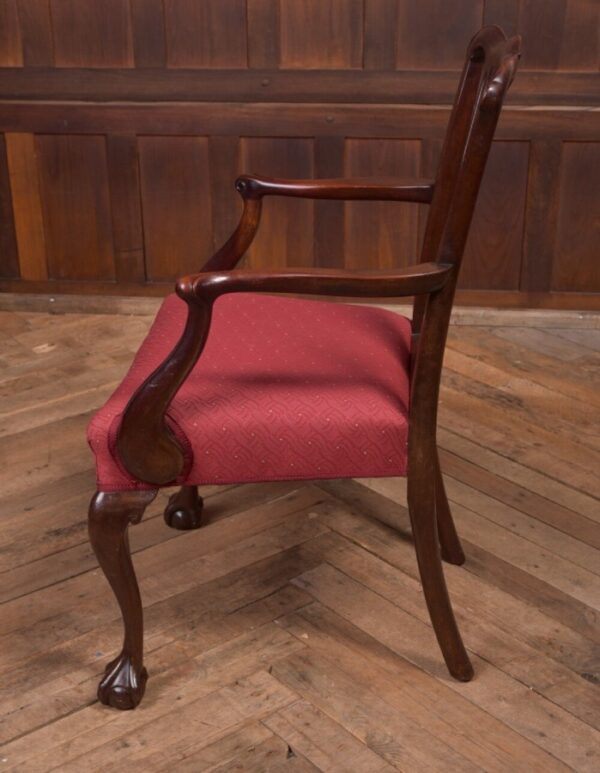 Set Of 8 Edwardian Mahogany Chippendale Style Chairs SAI2126 Antique Furniture 9