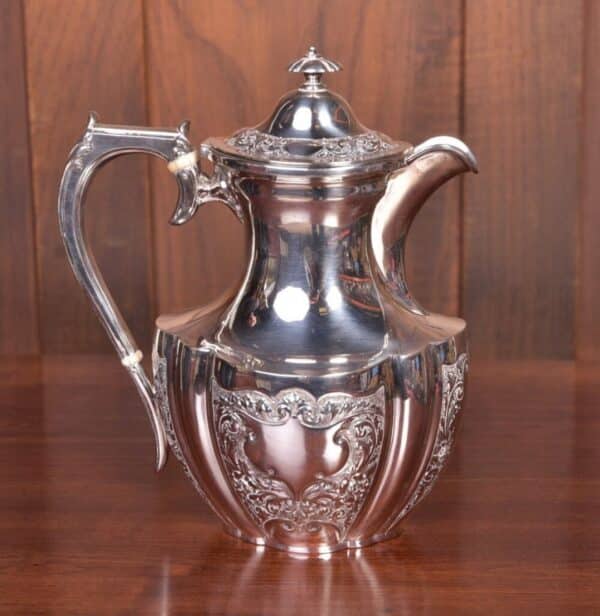 Quality Edwardian Silver Plated 4 Piece Tea Service SAI2129 Antique Furniture 8