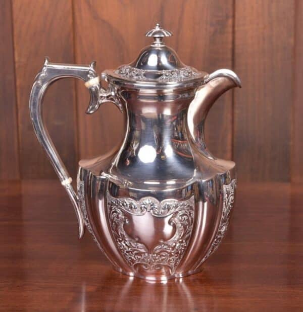 Quality Edwardian Silver Plated 4 Piece Tea Service SAI2129 - Image 6
