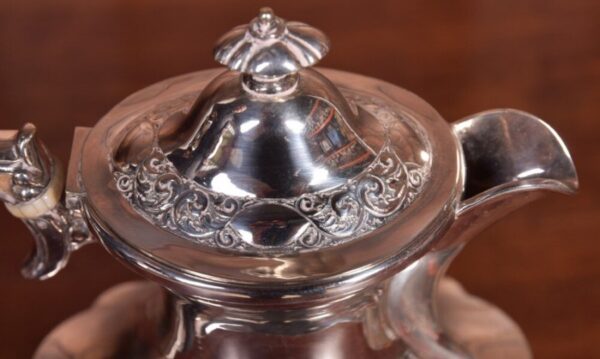 Quality Edwardian Silver Plated 4 Piece Tea Service SAI2129 - Image 4