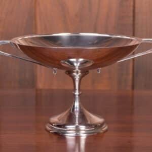 Solid Silver Tazza Walker And Hall 1911 SAI2130 Antique Furniture