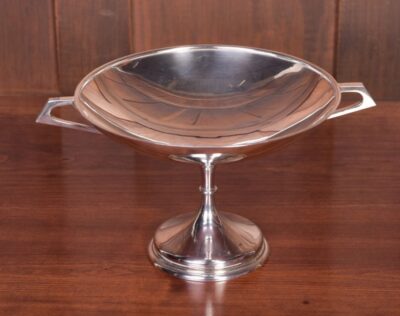 Solid Silver Tazza Walker And Hall 1911 SAI2130 Antique Furniture 4