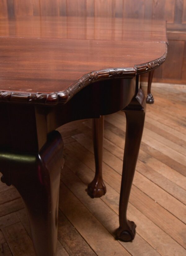 Unusual Extending 3 Part Chippendale Dining Table SAI2132 - Image 12