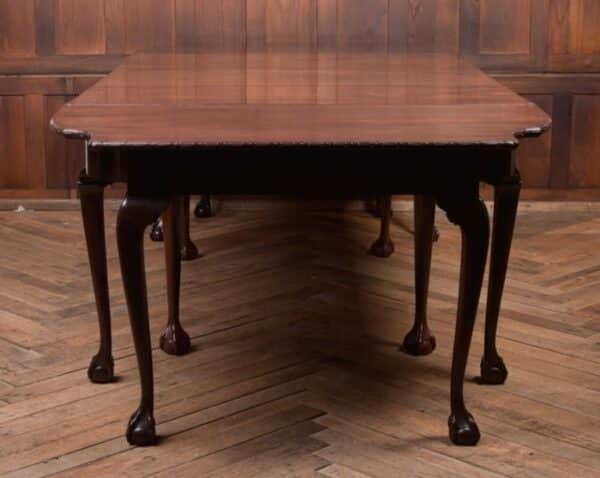 Unusual Extending 3 Part Chippendale Dining Table SAI2132 Antique Furniture 12