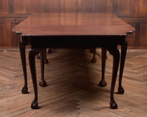 Unusual Extending 3 Part Chippendale Dining Table SAI2132 - Image 10
