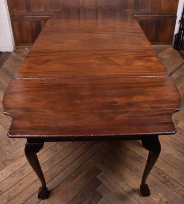 Unusual Extending 3 Part Chippendale Dining Table SAI2132 - Image 9