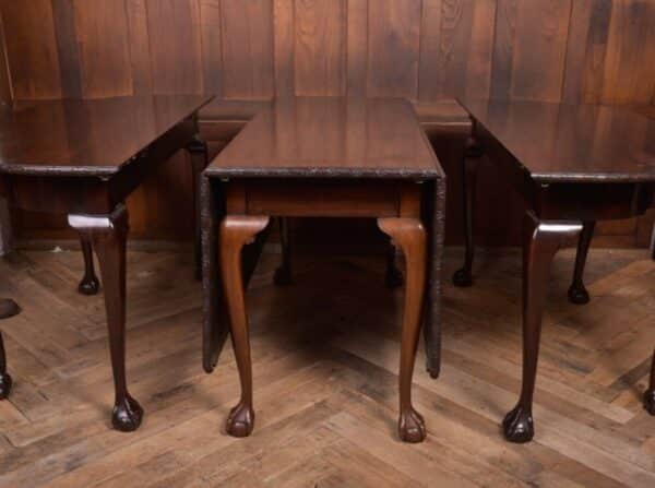 Unusual Extending 3 Part Chippendale Dining Table SAI2132 - Image 5