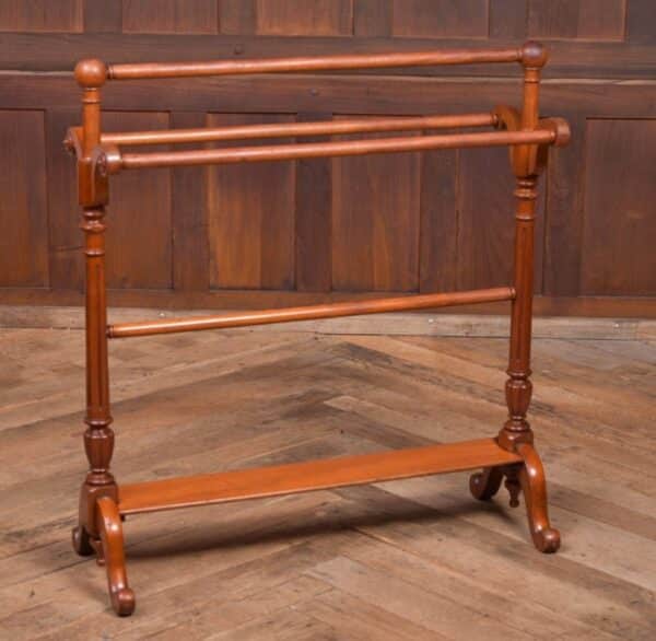 Victorian Mahogany Towel Rail SAI2133 Antique Furniture 3