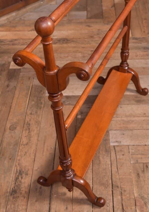 Victorian Mahogany Towel Rail SAI2133 Antique Furniture 12