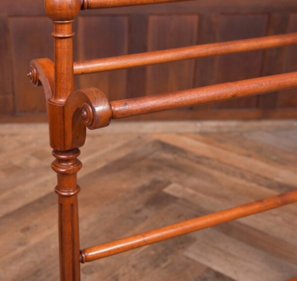 Victorian Mahogany Towel Rail SAI2133 - Image 6