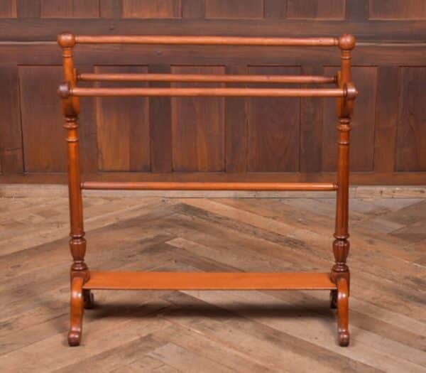 Victorian Mahogany Towel Rail SAI2133 Antique Furniture 4