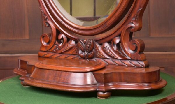 Victorian Mahogany Cheval Dressing Mirror SAI2140 - Image 5