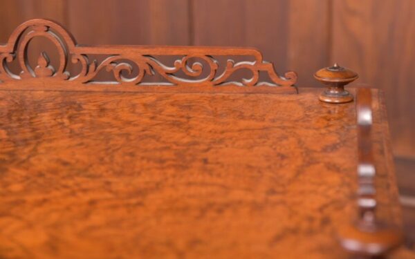 Fantastic Victorian Burr Walnut Music Cabinet SAI2145 - Image 6