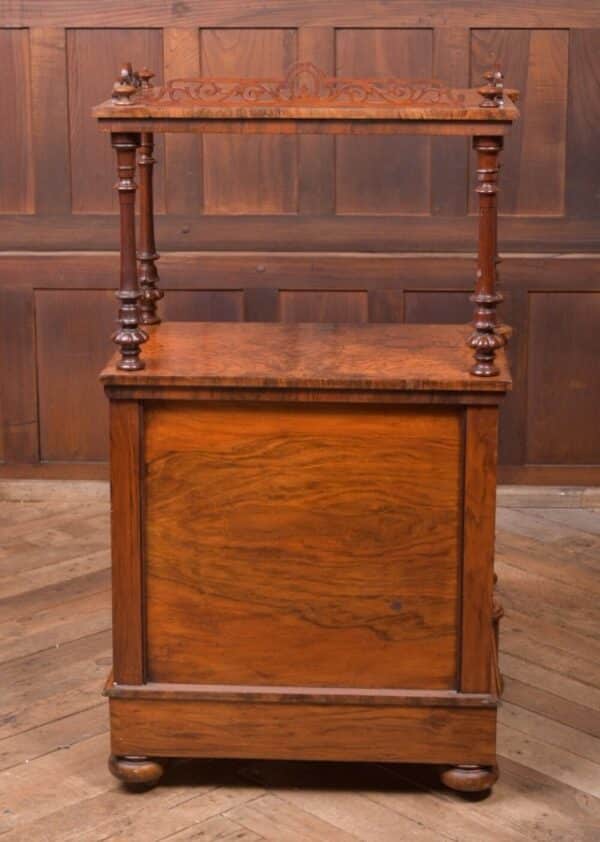 Fantastic Victorian Burr Walnut Music Cabinet SAI2145 - Image 13