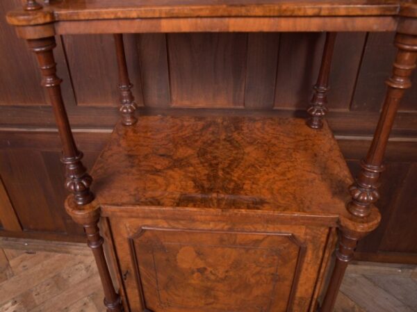 Fantastic Victorian Burr Walnut Music Cabinet SAI2145 Antique Furniture 12
