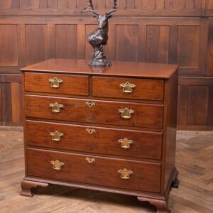 Neat Georgian Mahogany 2 Over 3 Chest Of Drawers SAI2146 Antique Furniture